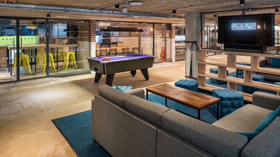 Reading CityBlock Communal Space with Pool Table