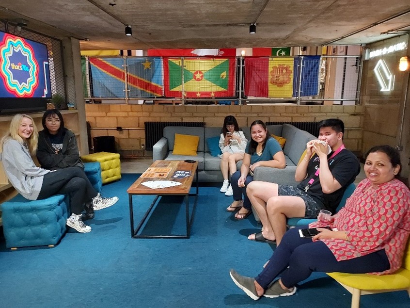 CityBlock students in communal space