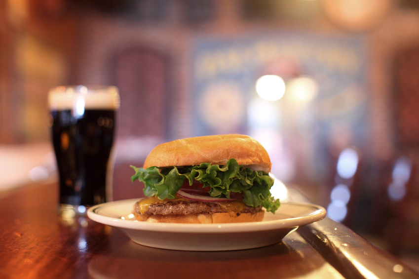 Beer and a Burger iStock_000019725614_Small